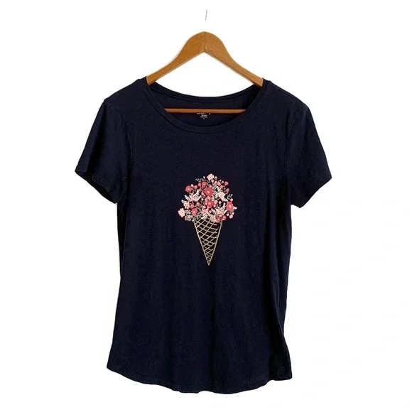 LOFT Outlet Floral Bouquet Tee - Picture 9 of 12